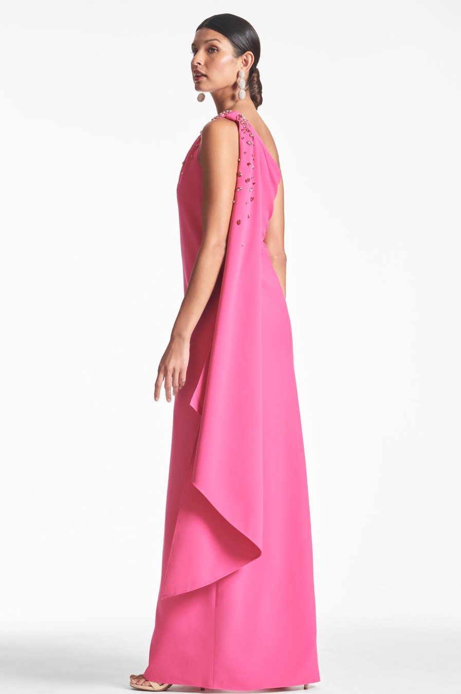 Sachin & Babi Leslie Gown-Rose Pink | Covered