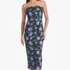 Sachin & Babi Isa Dress-Violet Garden | Strapless